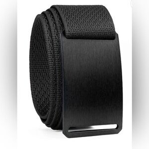 Men's Black Tactical Web Belt with Matte Buckle